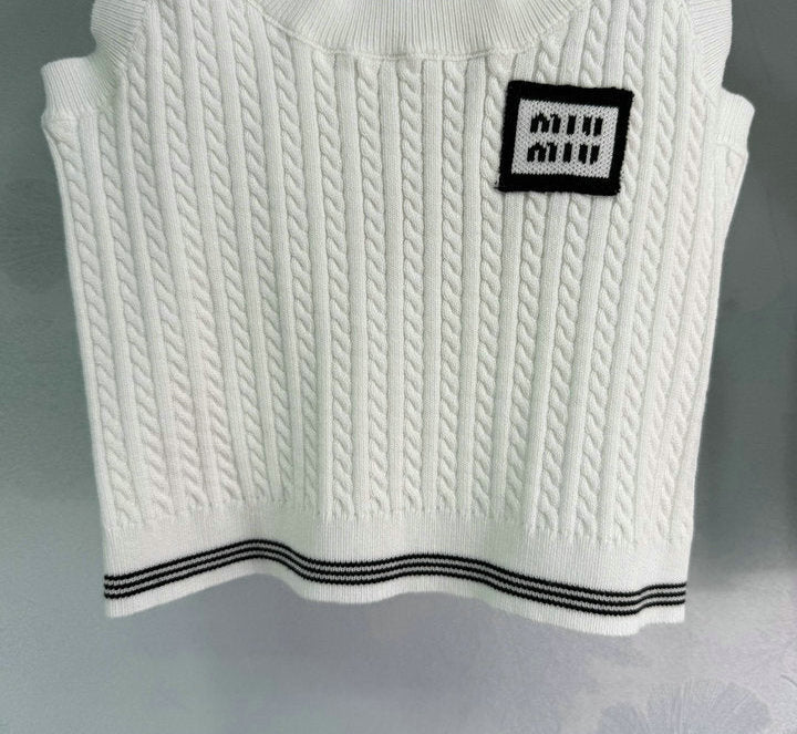 RIBBED KNIT TWO-PIECE SET