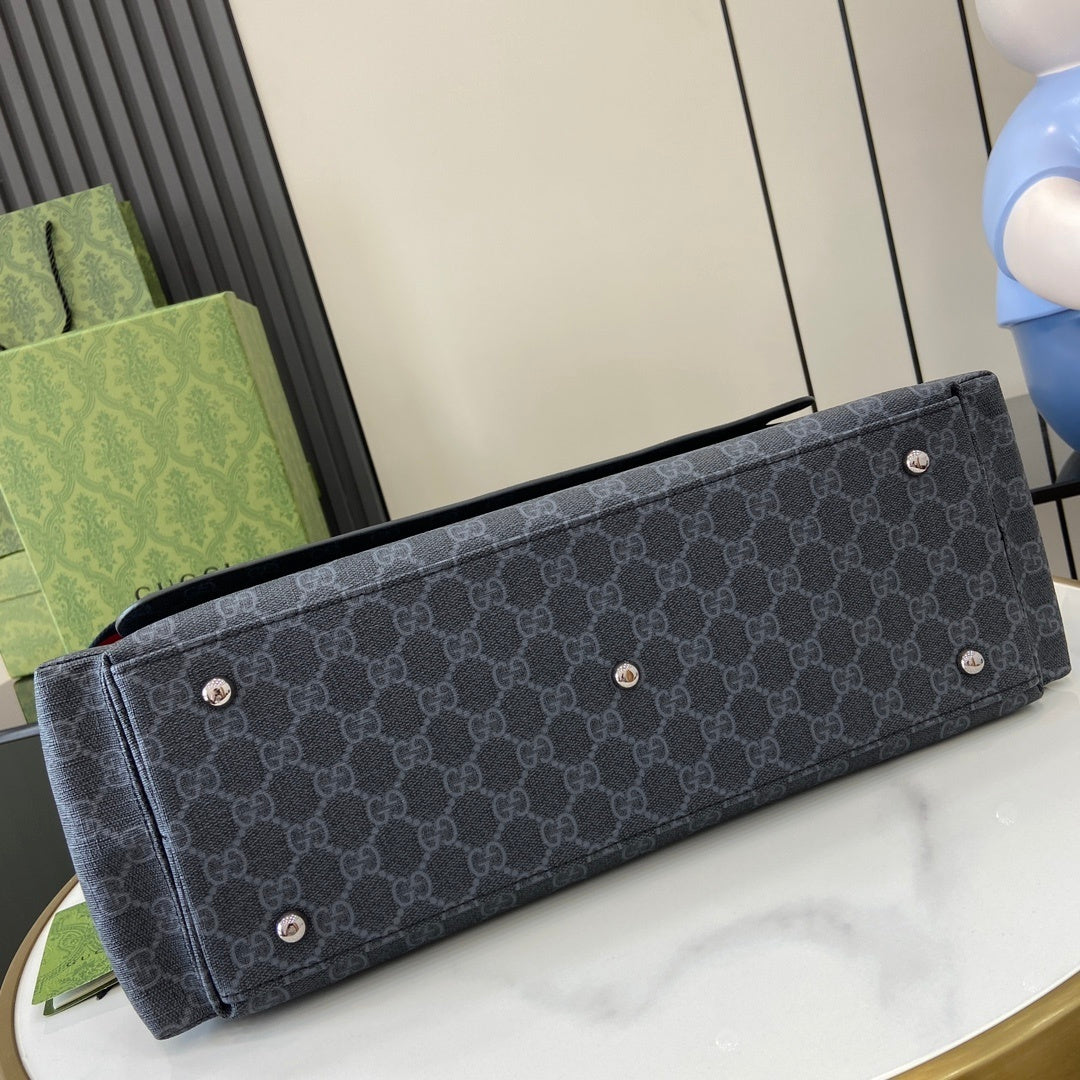 MONOGRAM CANVAS MESSENGER BAG