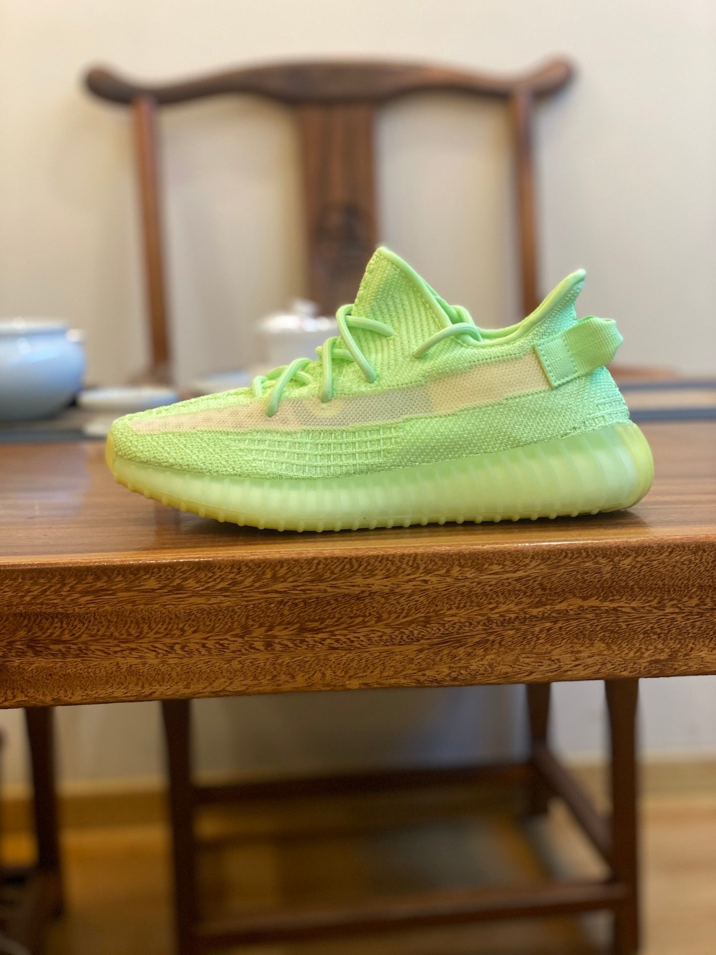 UNISEX BREATHABLE KNIT LOW-TOP SNEAKERS – LIGHT GREEN