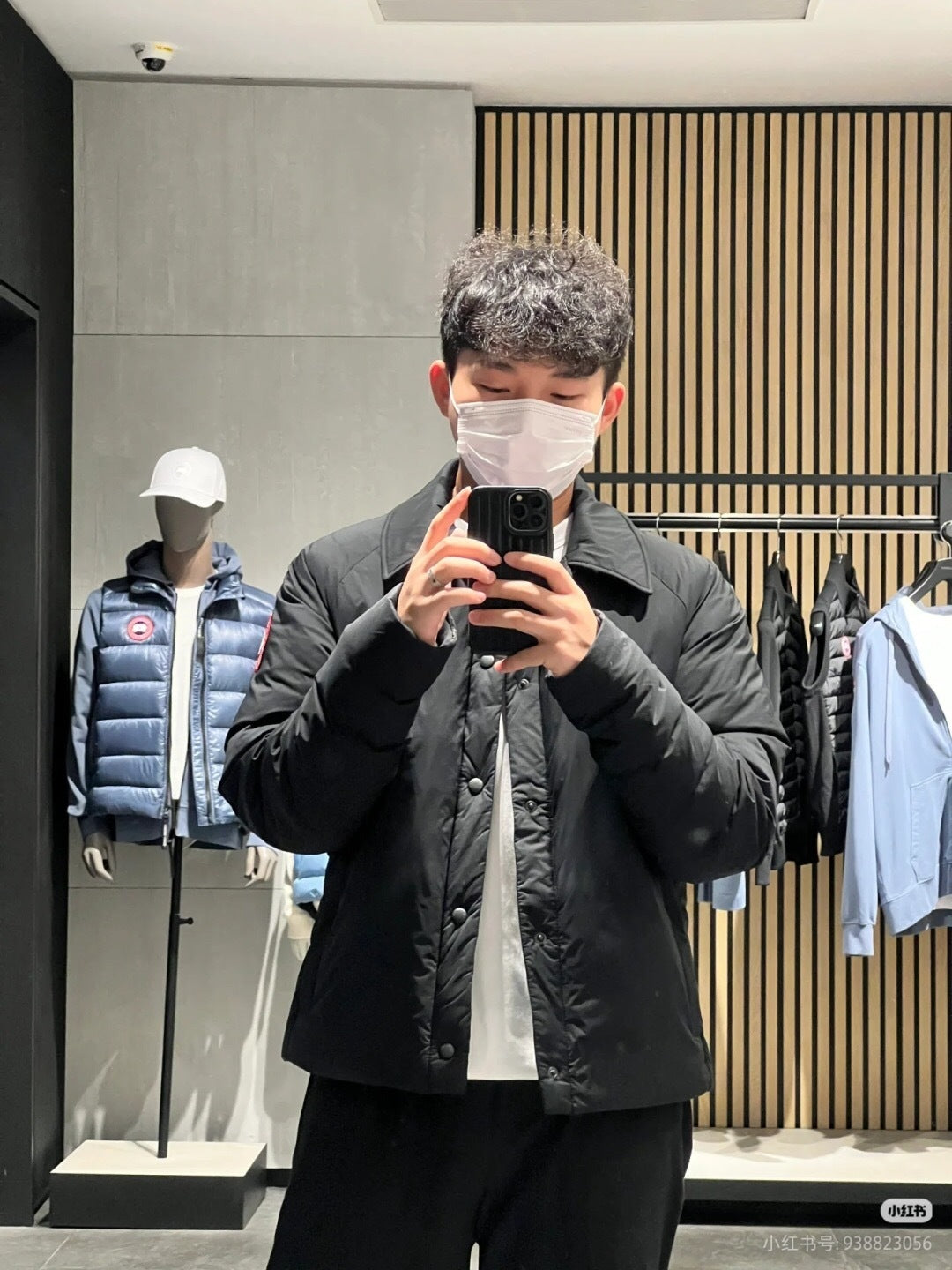 PADDED SNAP-BUTTON JACKET WITH CLASSIC COLLAR