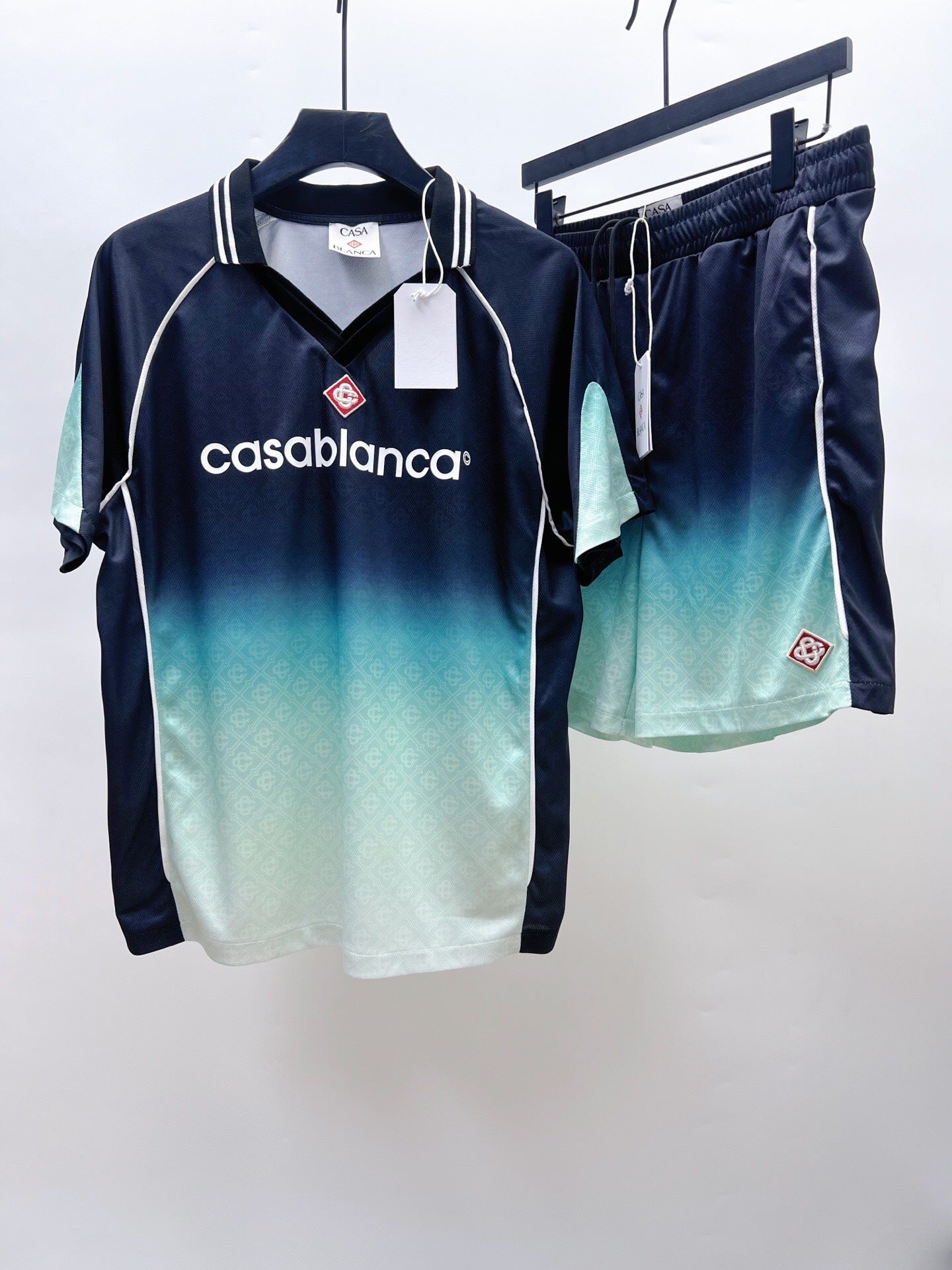 GRADIENT LOGO SPORT SHORT SET