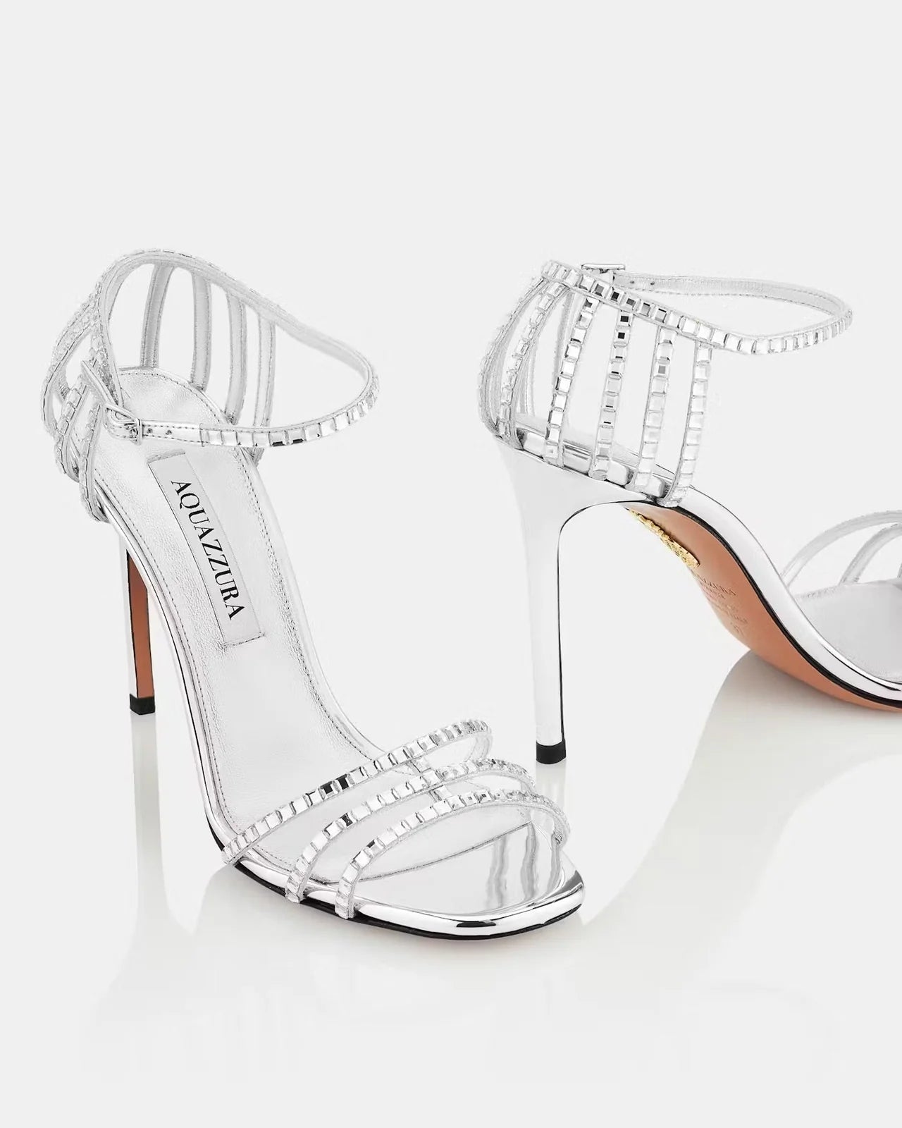 CRYSTAL STRAP SANDALS