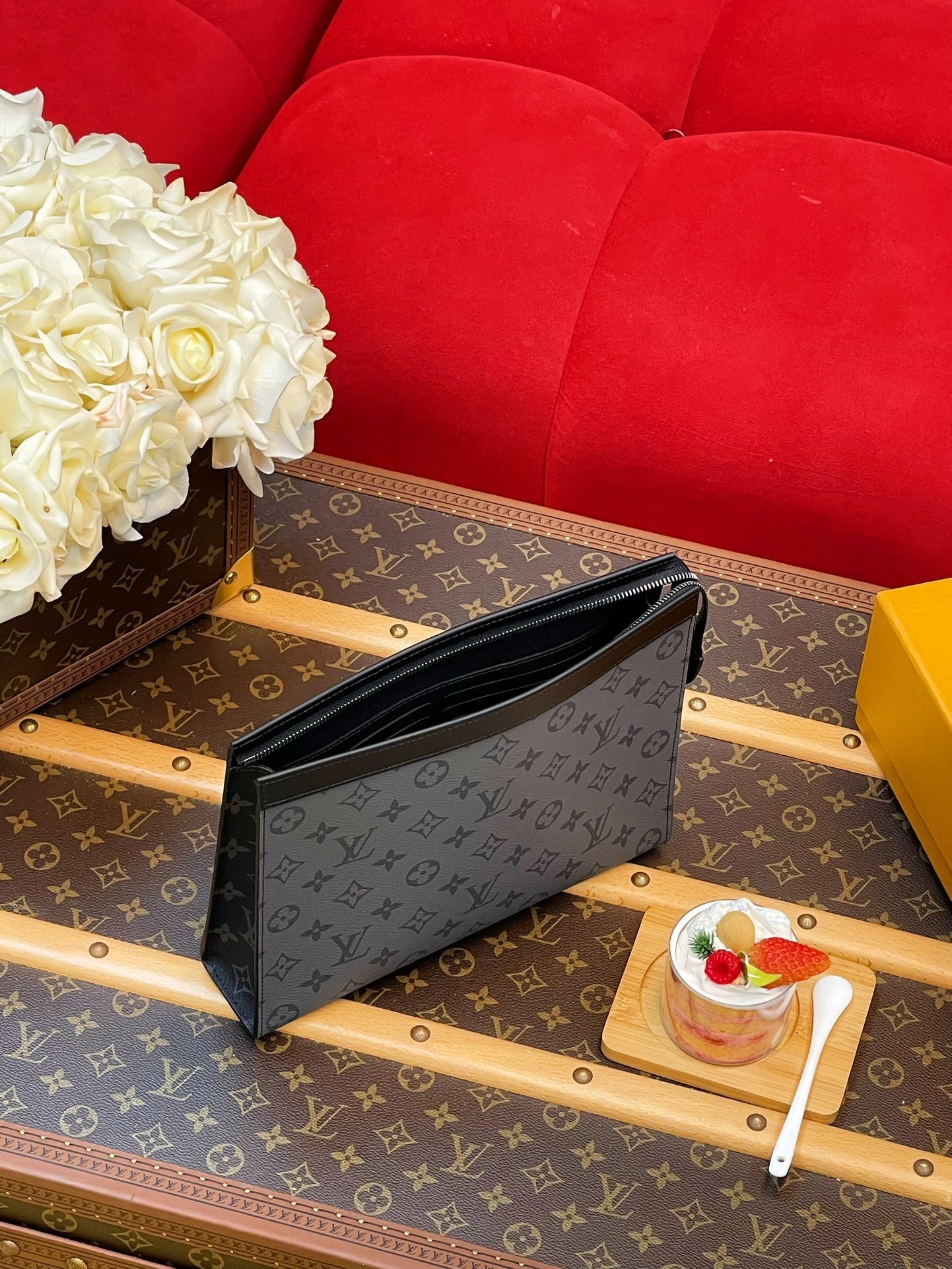 MONOGRAM ECLIPSE ZIP POUCH CLUTCH