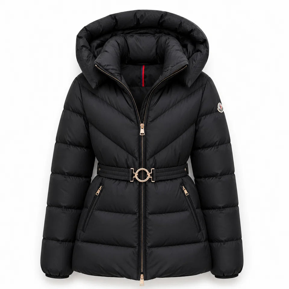 BELTED PUFFER JACKET