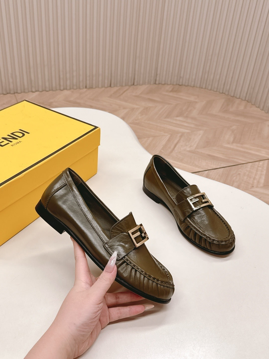 CLASSIC BUCKLE LOAFERS WITH ANIMAL PRINT OPTION