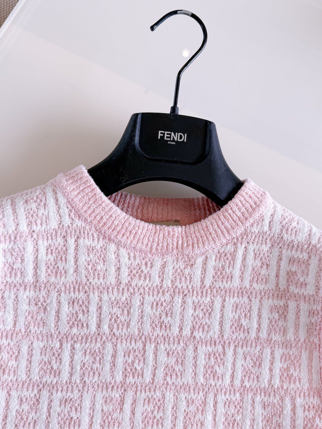 SOFT PINK TEXTURED KNIT SET – TOP & MINI SKIRT