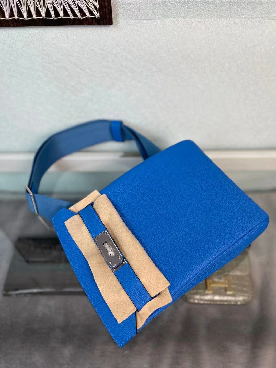 BLUE KELLY CROSSBODY