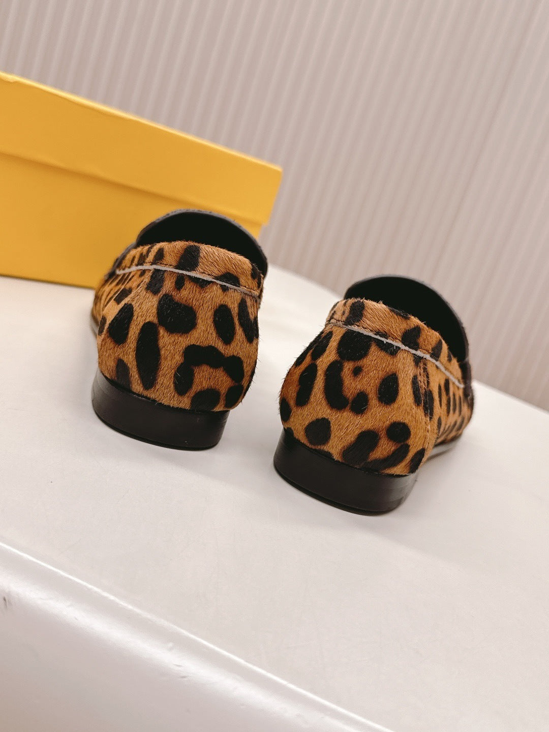 CLASSIC BUCKLE LOAFERS WITH ANIMAL PRINT OPTION