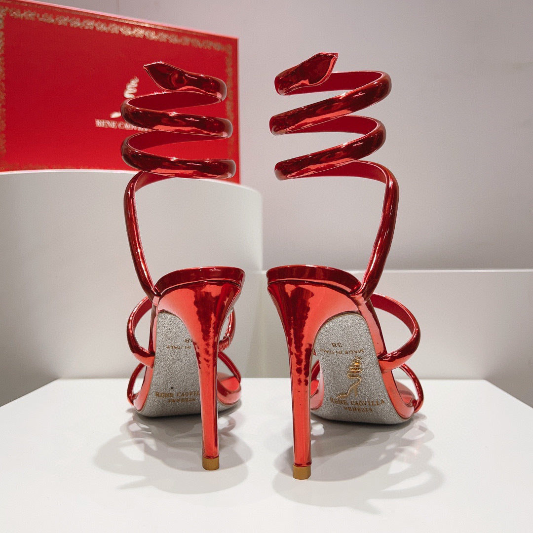 RUBY CHROME HEELS