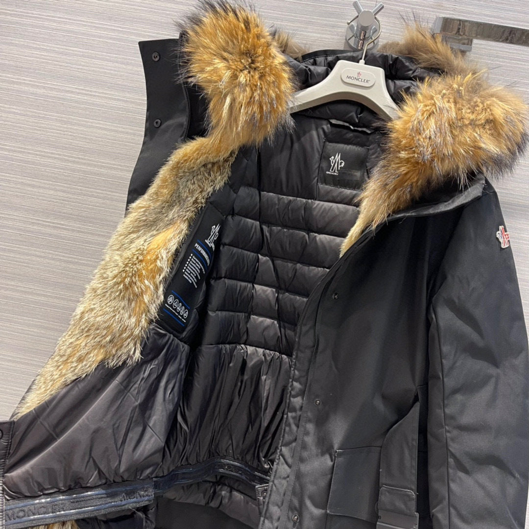 PARKA WITH FAUX FUR HOOD