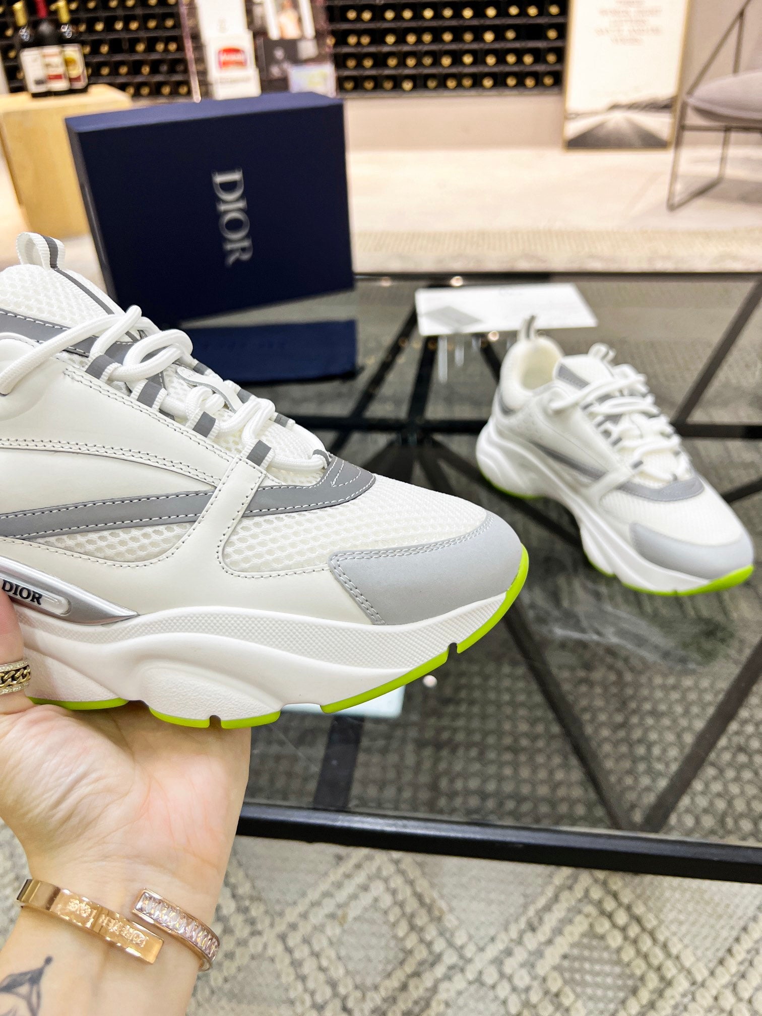 LIGHT GREY SPORT CHUNKY SNEAKERS