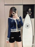 SAILOR STYLE KNIT CARDIGAN