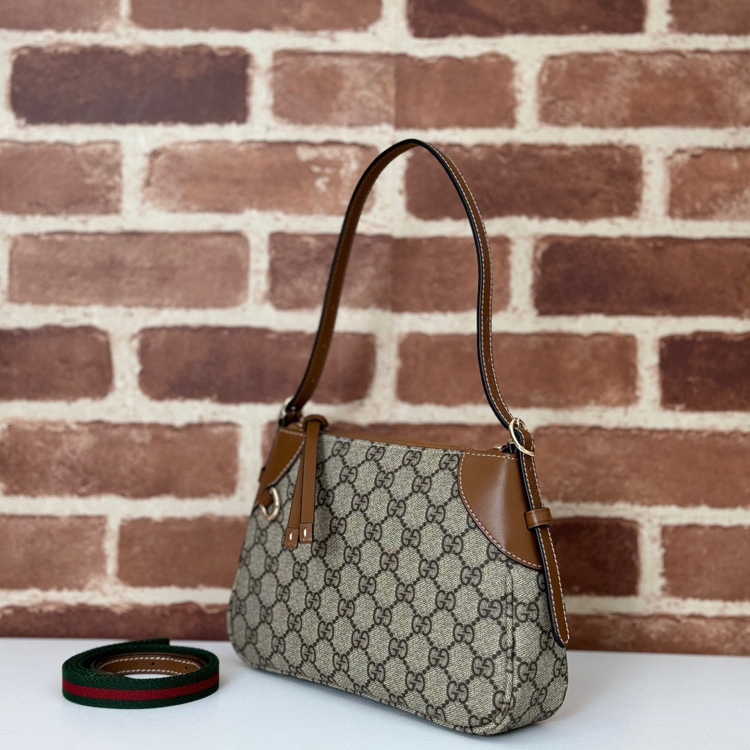CLASSIC MONOGRAM CANVAS SHOULDER BAG