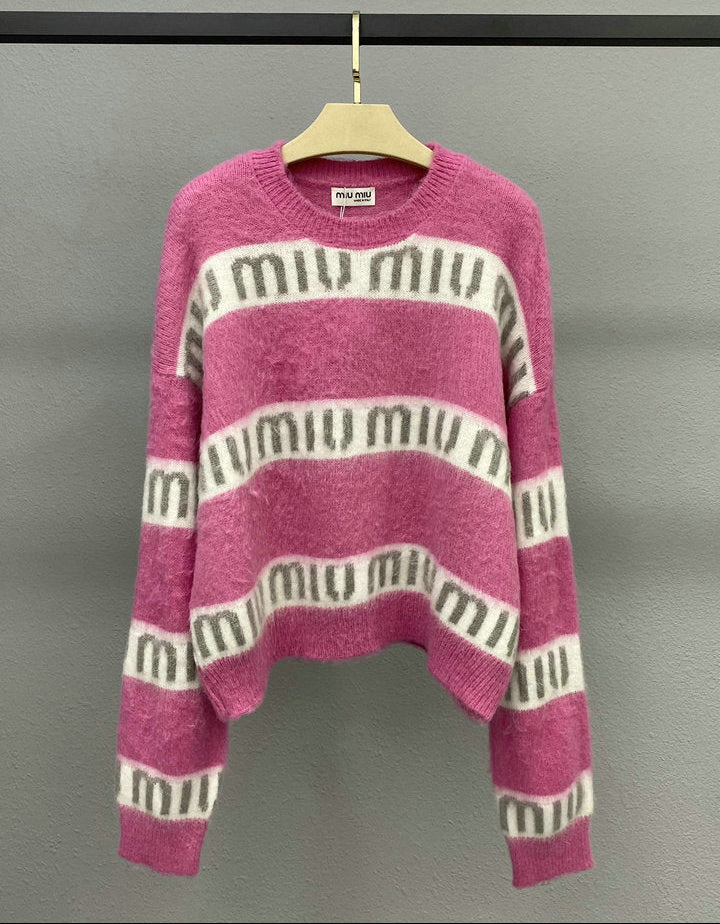 STRIPED KNIT SWEATER