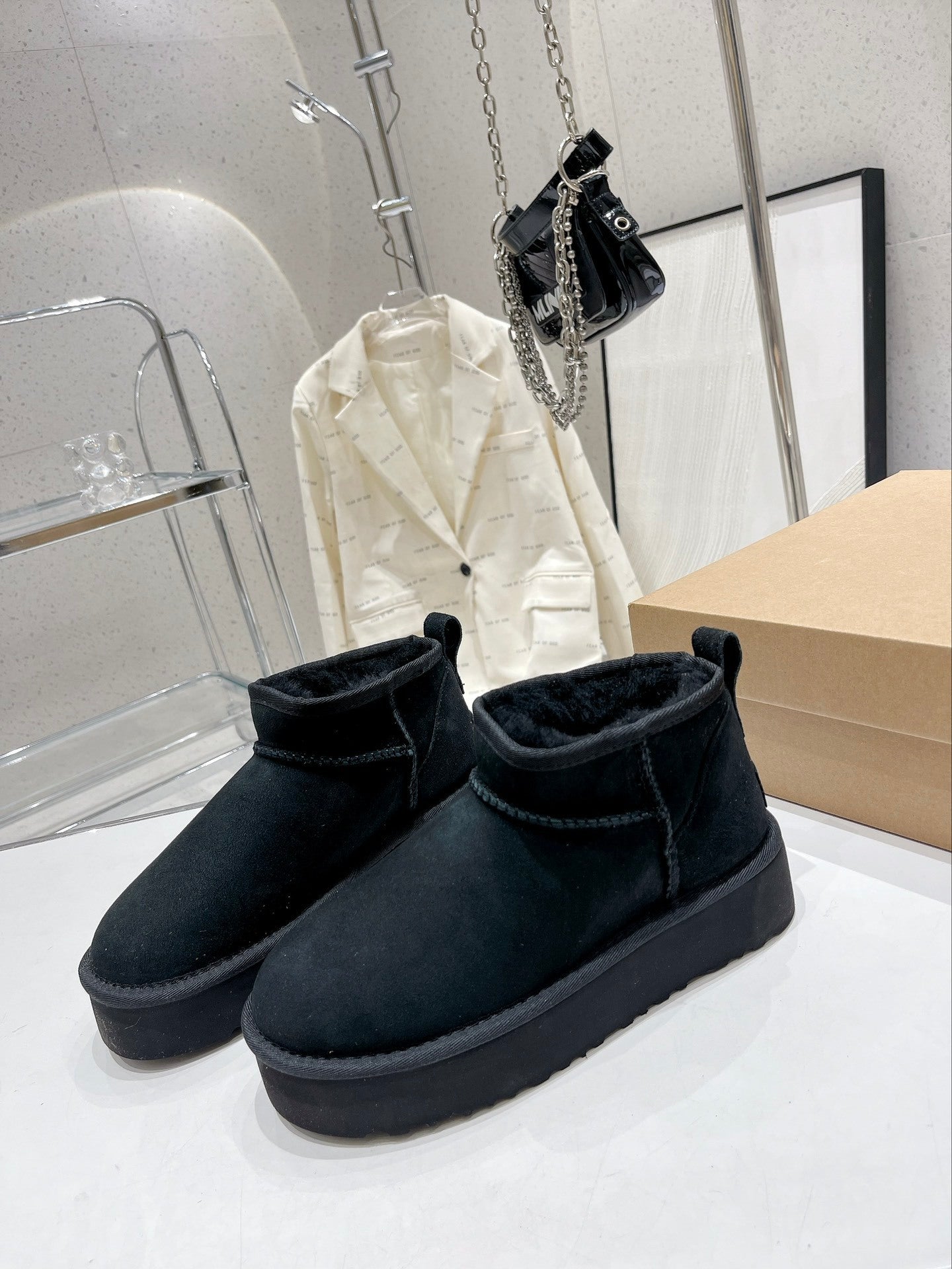 PLATFORM ANKLE BOOTS