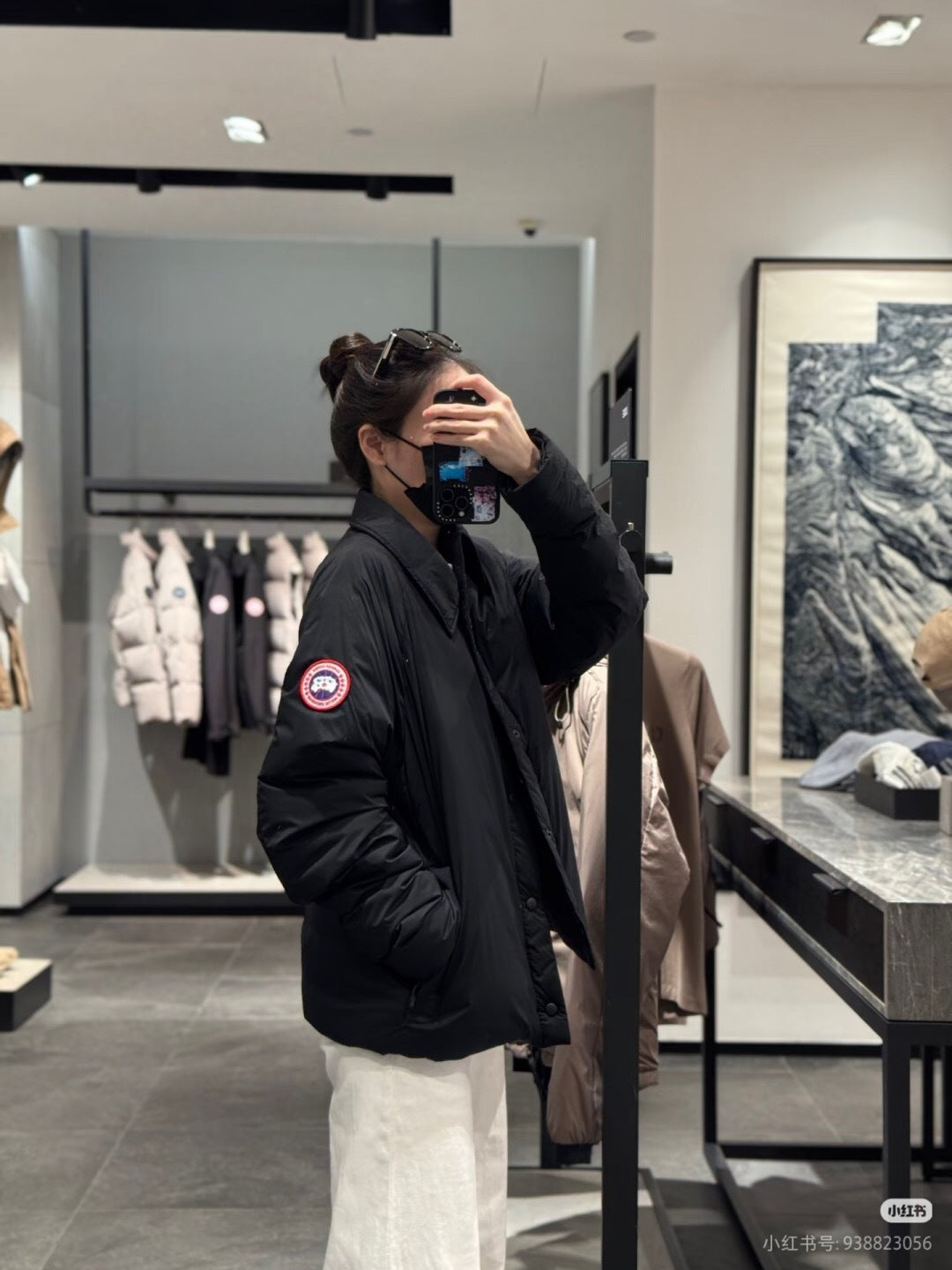 PADDED SNAP-BUTTON JACKET WITH CLASSIC COLLAR