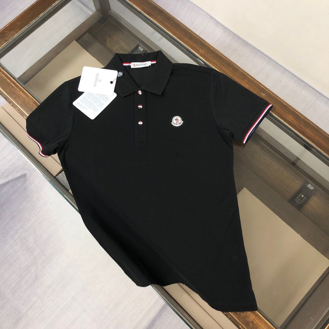 SIGNATURE STRIPE TRIM LOGO POLO SHIRT