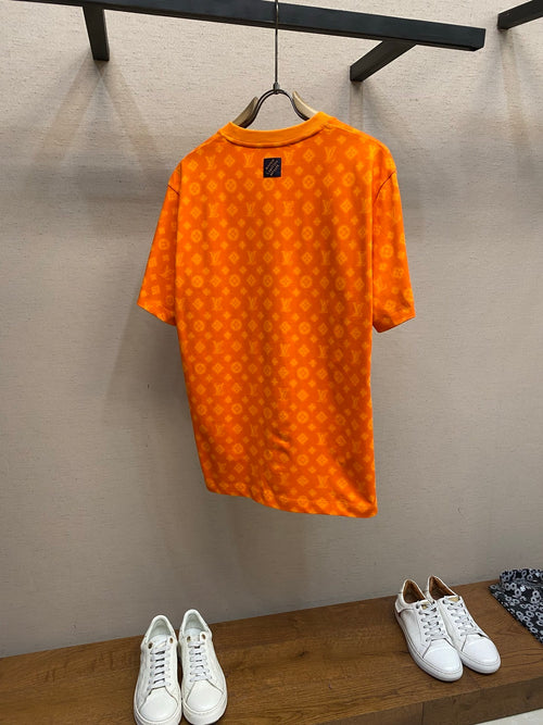ALL-OVER ICON PATTERN SHORT SLEEVE T-SHIRT