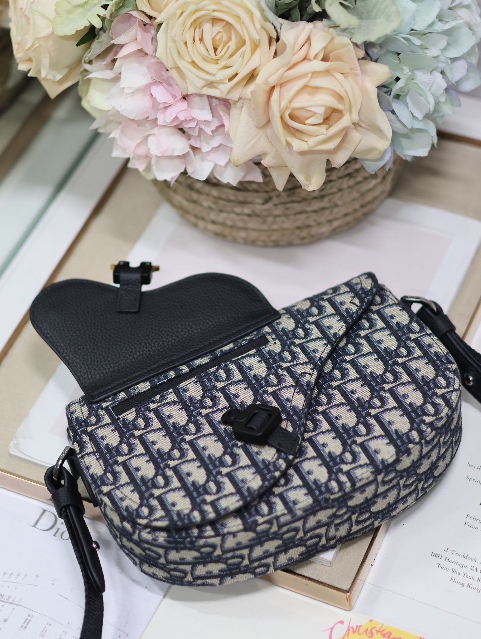 MONOGRAM SADDLE CROSSBODY BAG