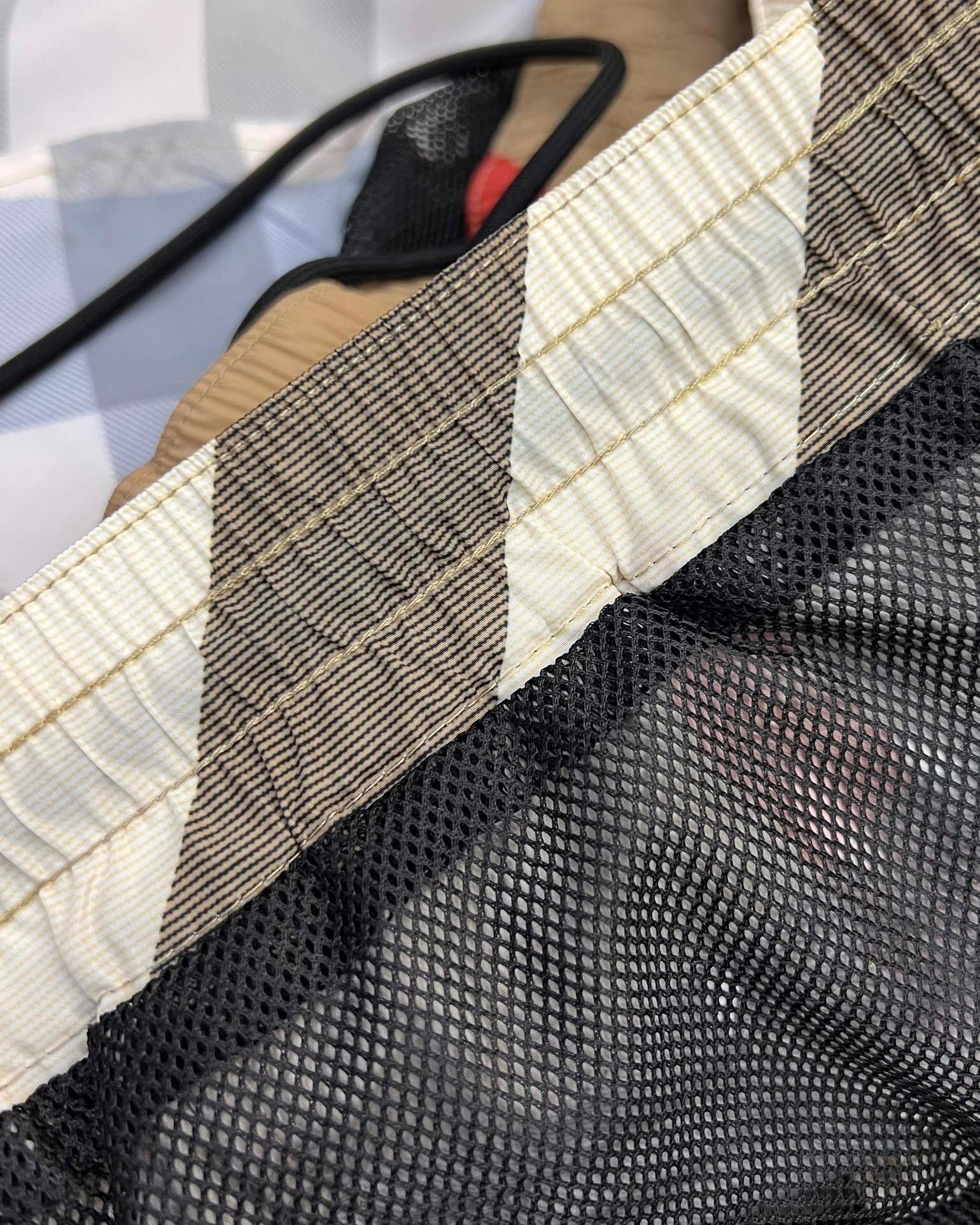 CLASSIC CHECK SWIM SHORTS