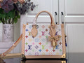 COLORBLOCK MONOGRAM TOP HANDLE TOTE