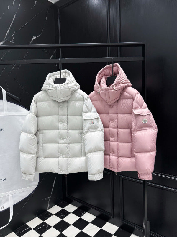 HOODED PUFFER DOWN JACKET