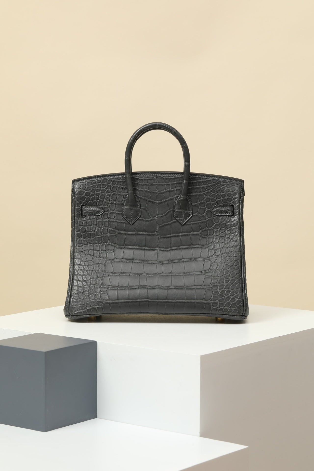 BLACK CROC BIRKIN