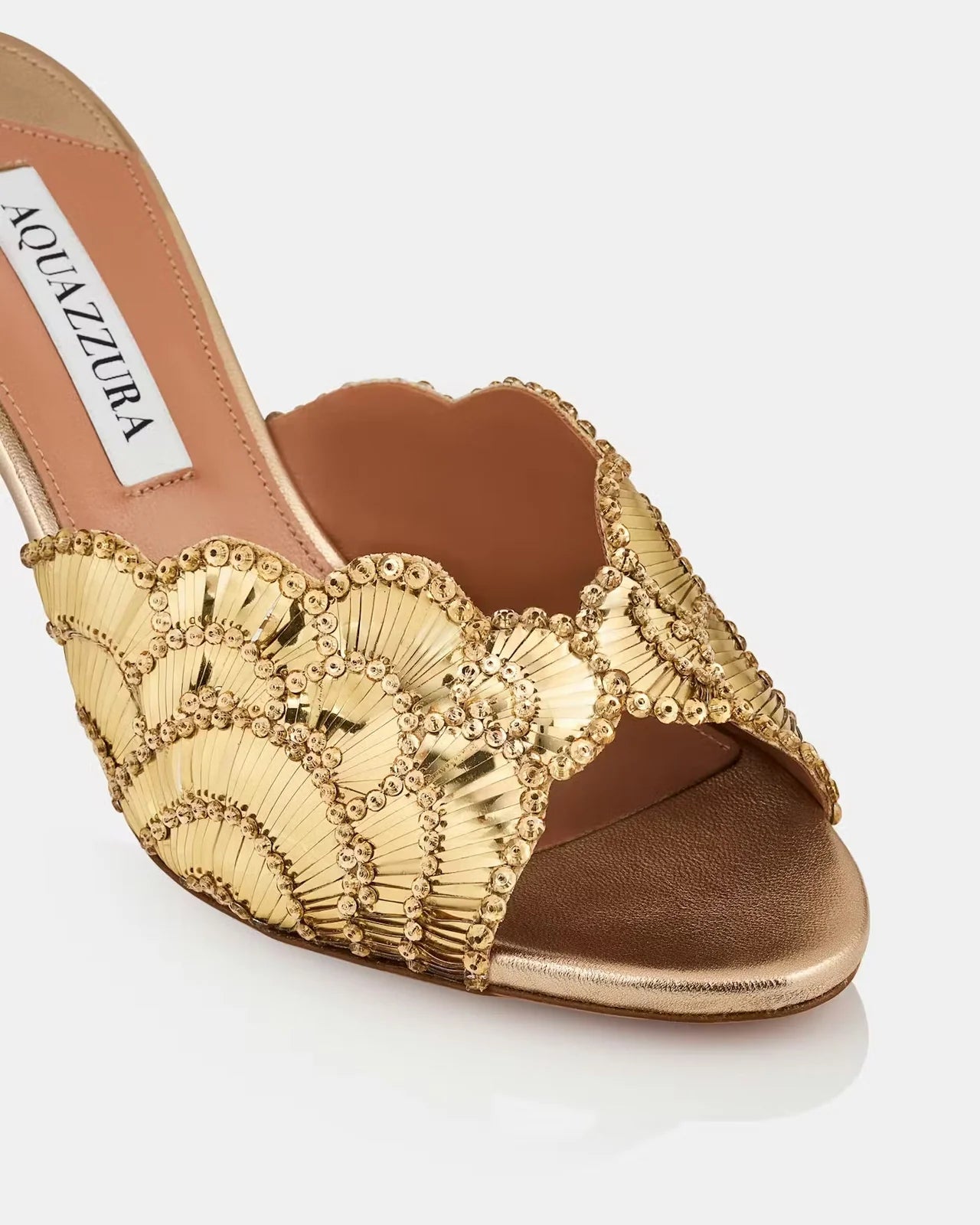GOLD EMBELLISHED MULES