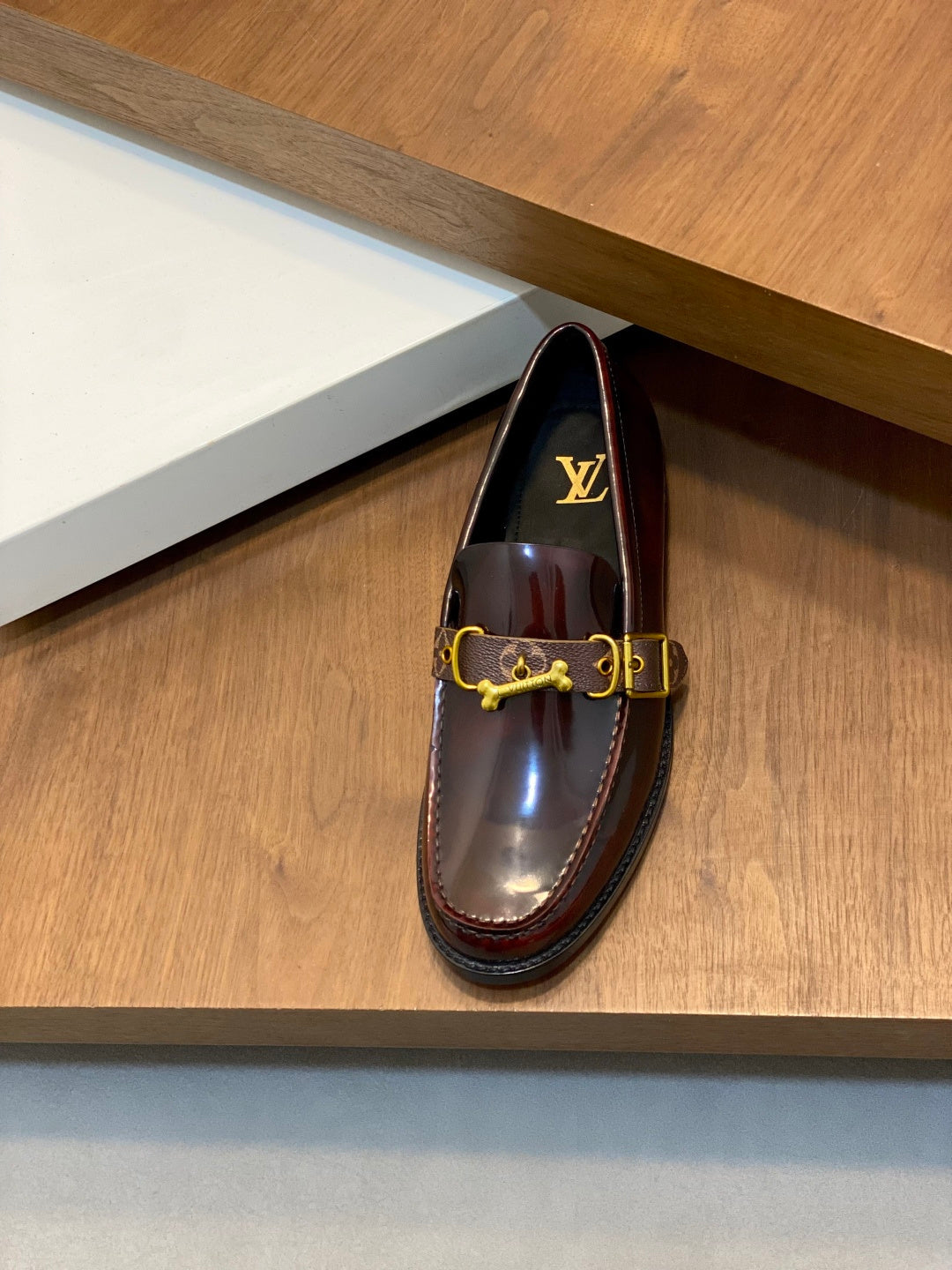 PATENT LEATHER LOAFERS