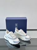 WHITE & GREY DESIGNER CHUNKY RUNNER SNEAKERS