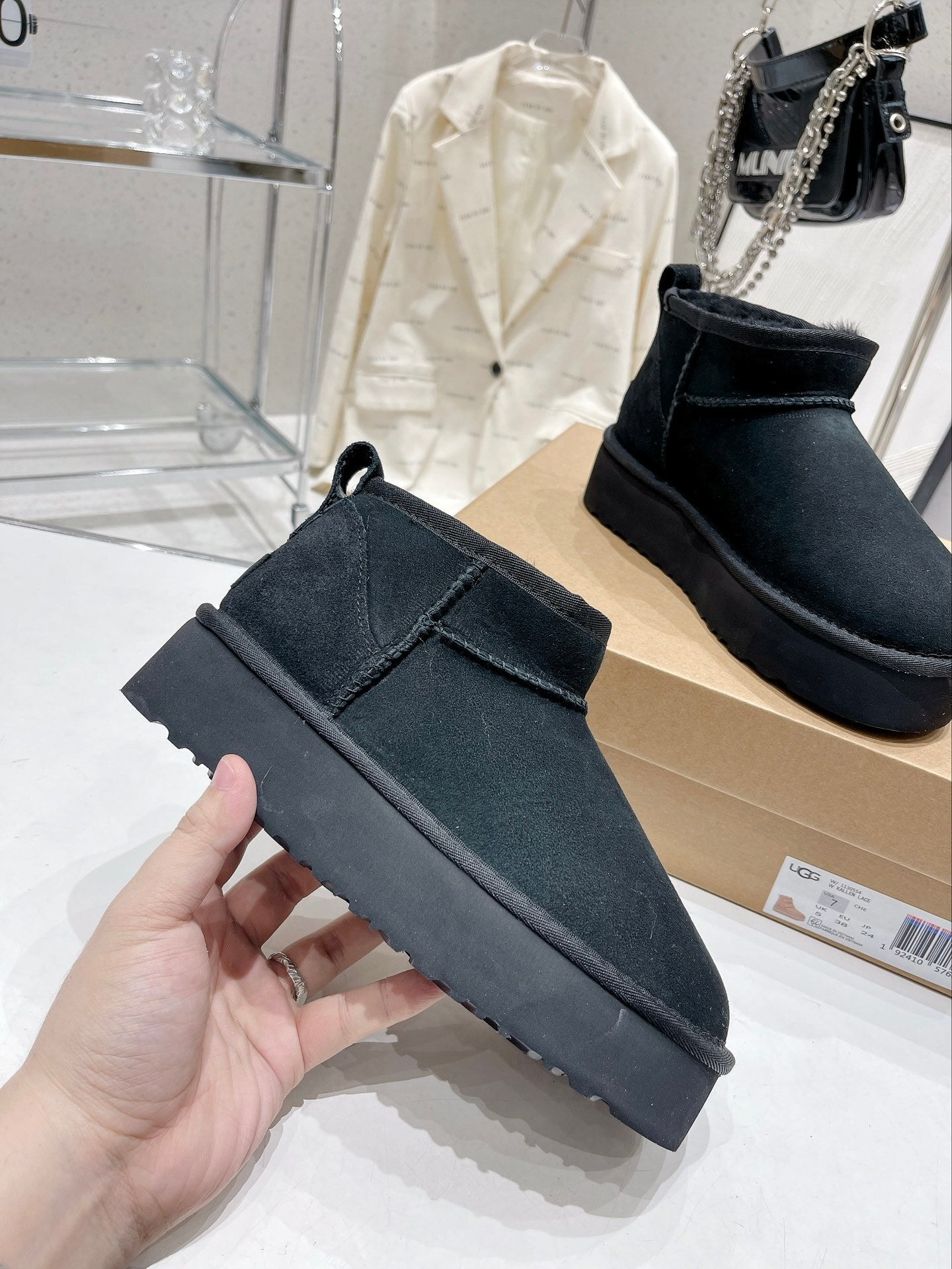 PLATFORM ANKLE BOOTS