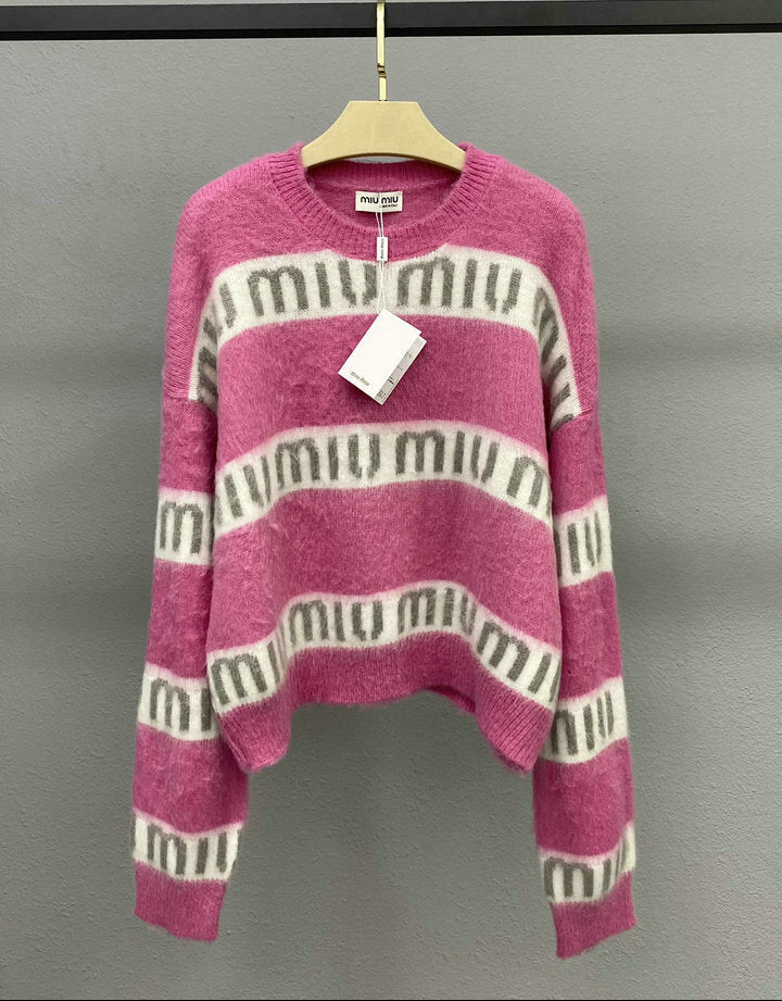 STRIPED KNIT SWEATER