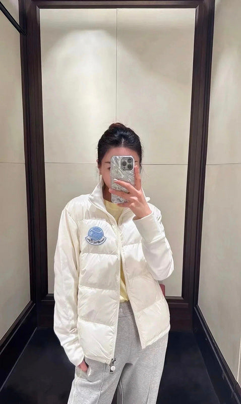 QUILTED PANEL ZIP-UP JACKET