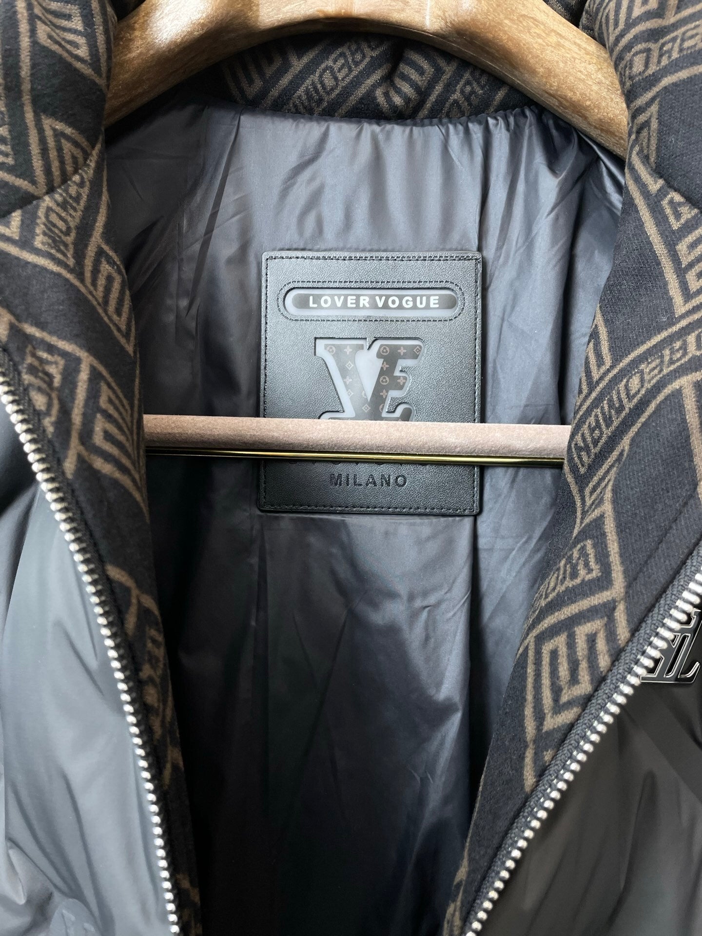 QUILTED PUFFER JACKET WITH STAND COLLAR