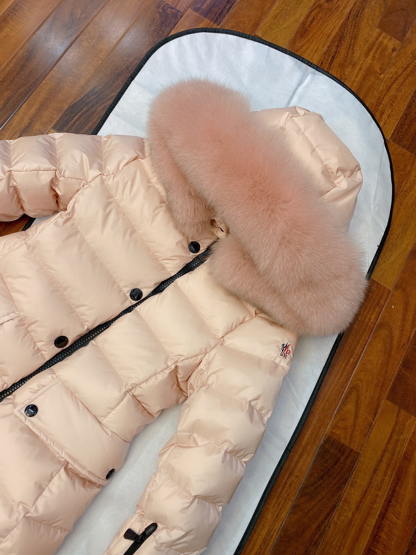 WOMEN’S FUR-TRIM HOODED PADDED WINTER JACKET