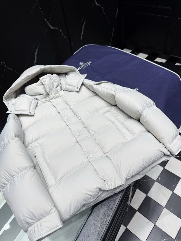 HOODED PUFFER DOWN JACKET