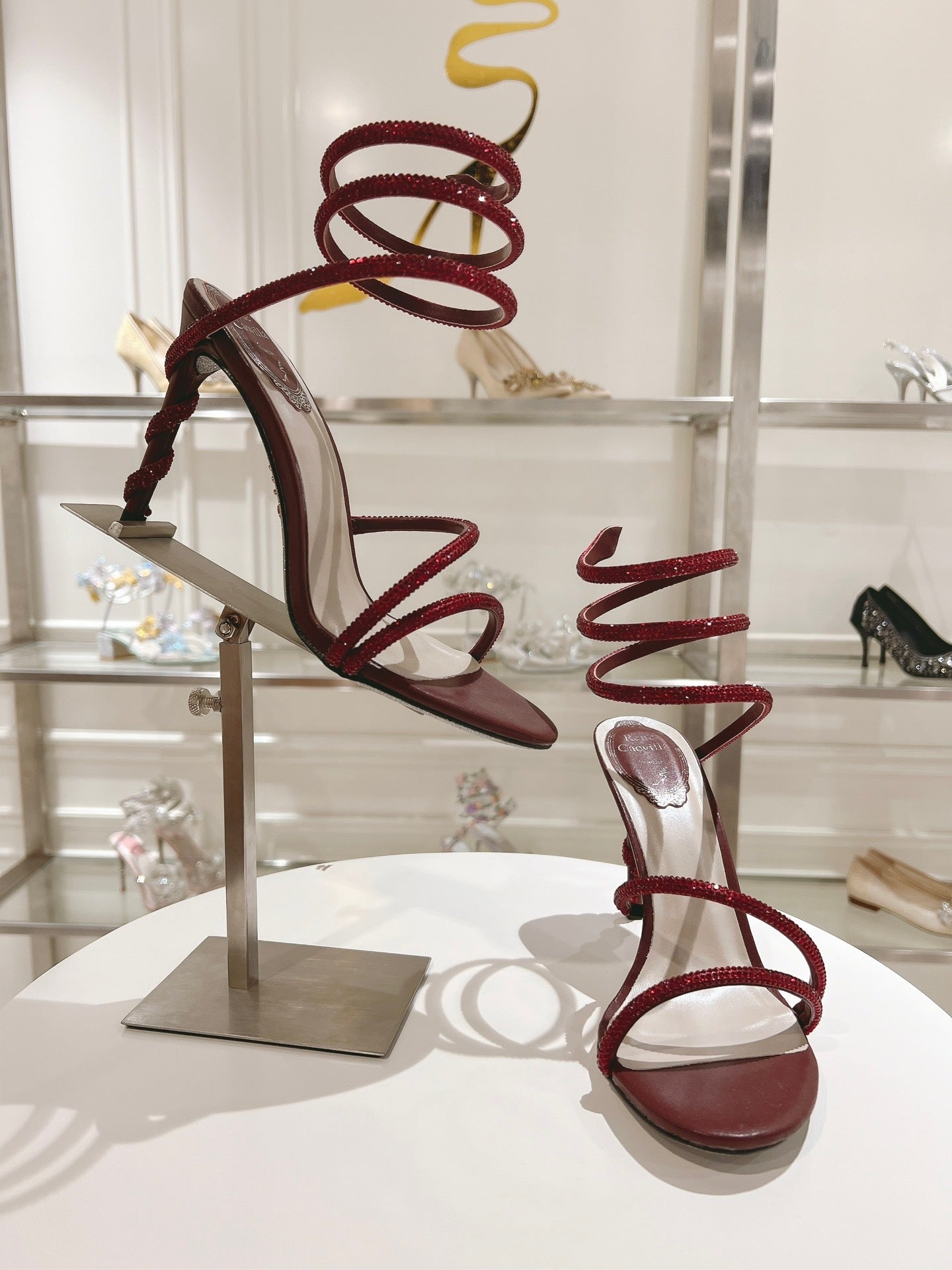 RUBY SPIRAL HEELS