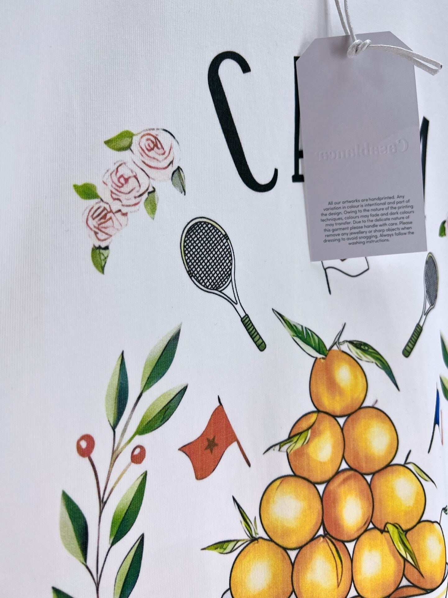 ORANGE GRAPHIC T-SHIRT