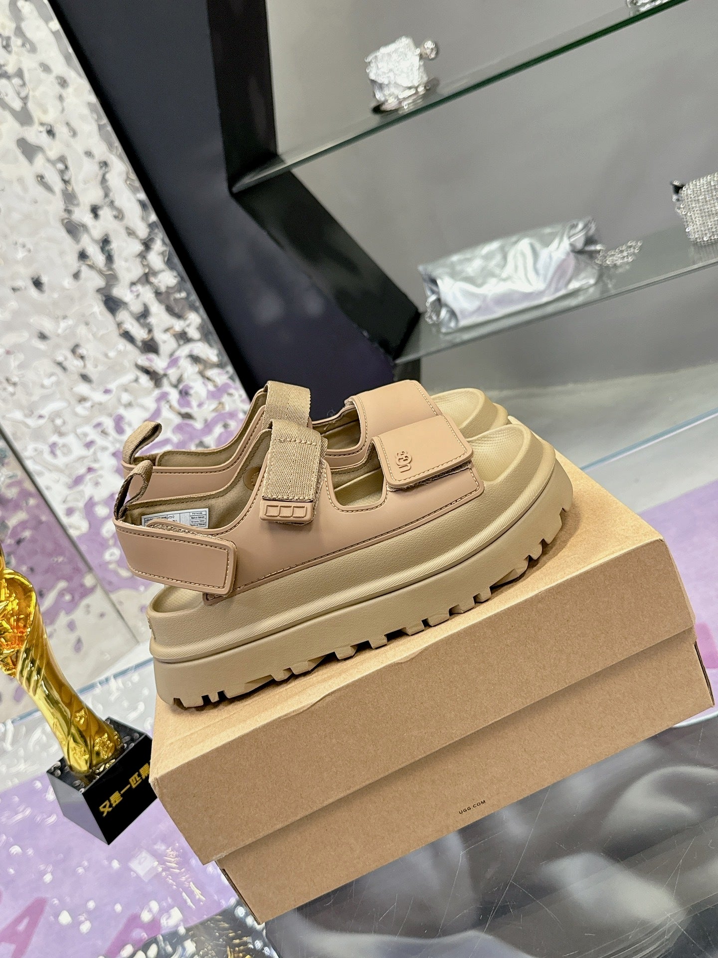 PLATFORM SANDALS – SAND