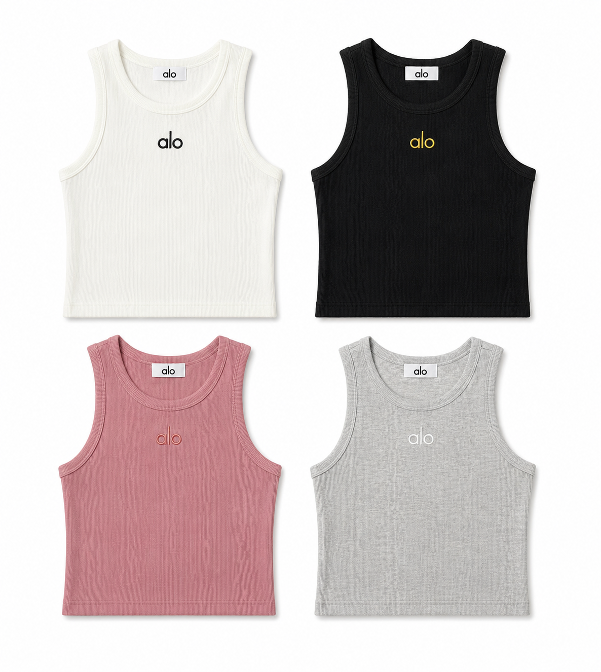 RIBBED LOGO TOP
