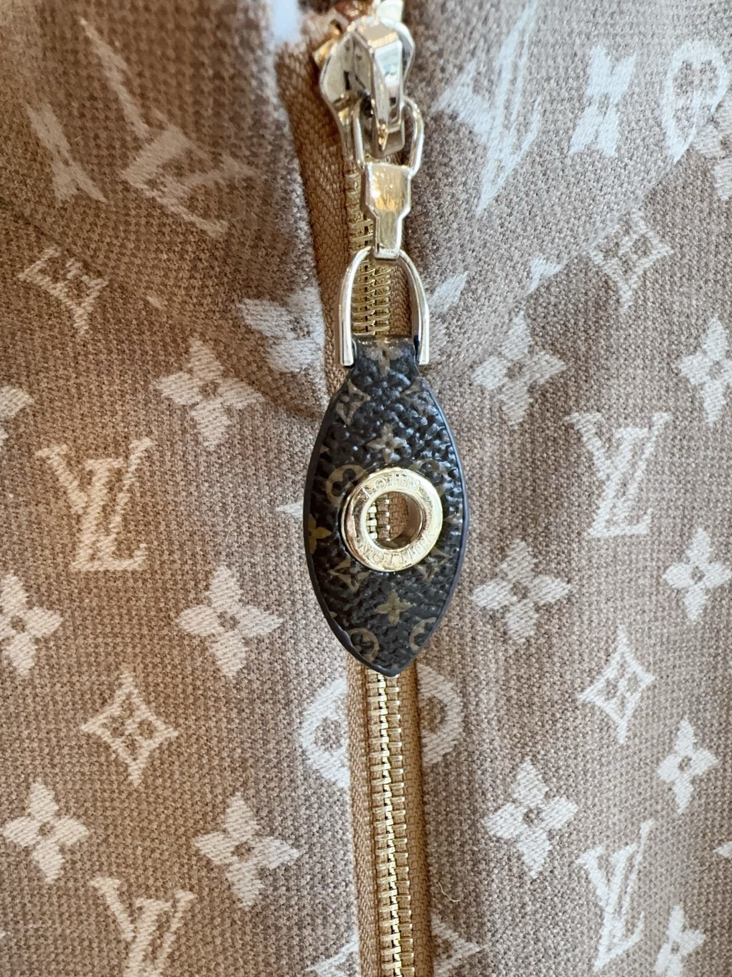 MONOGRAM ZIP-UP JACKET