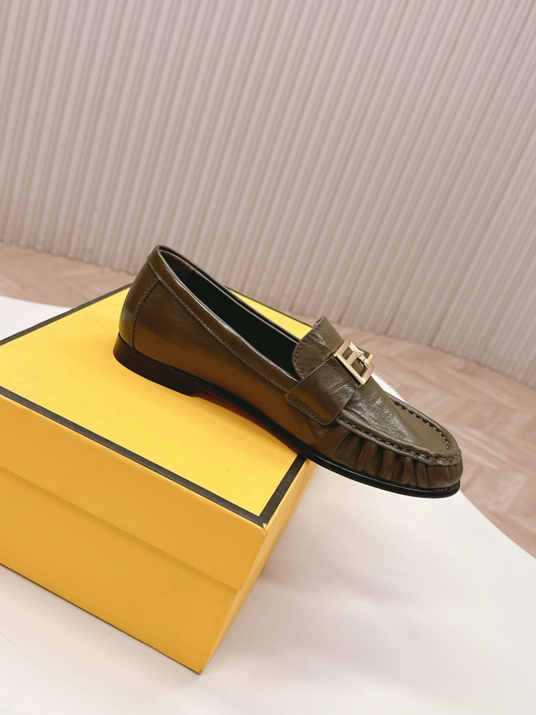 CLASSIC BUCKLE LOAFERS WITH ANIMAL PRINT OPTION