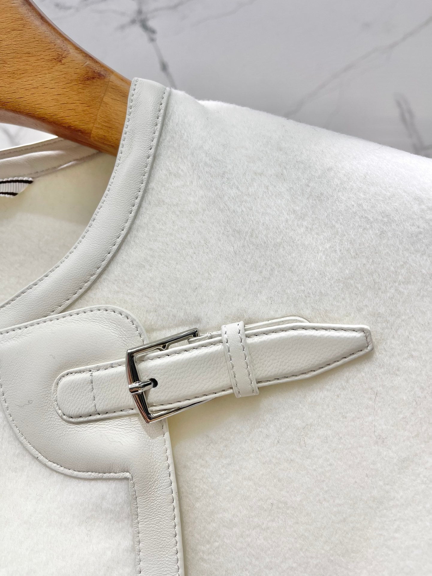 ASYMMETRIC WOOL-BLEND CROPPED JACKET