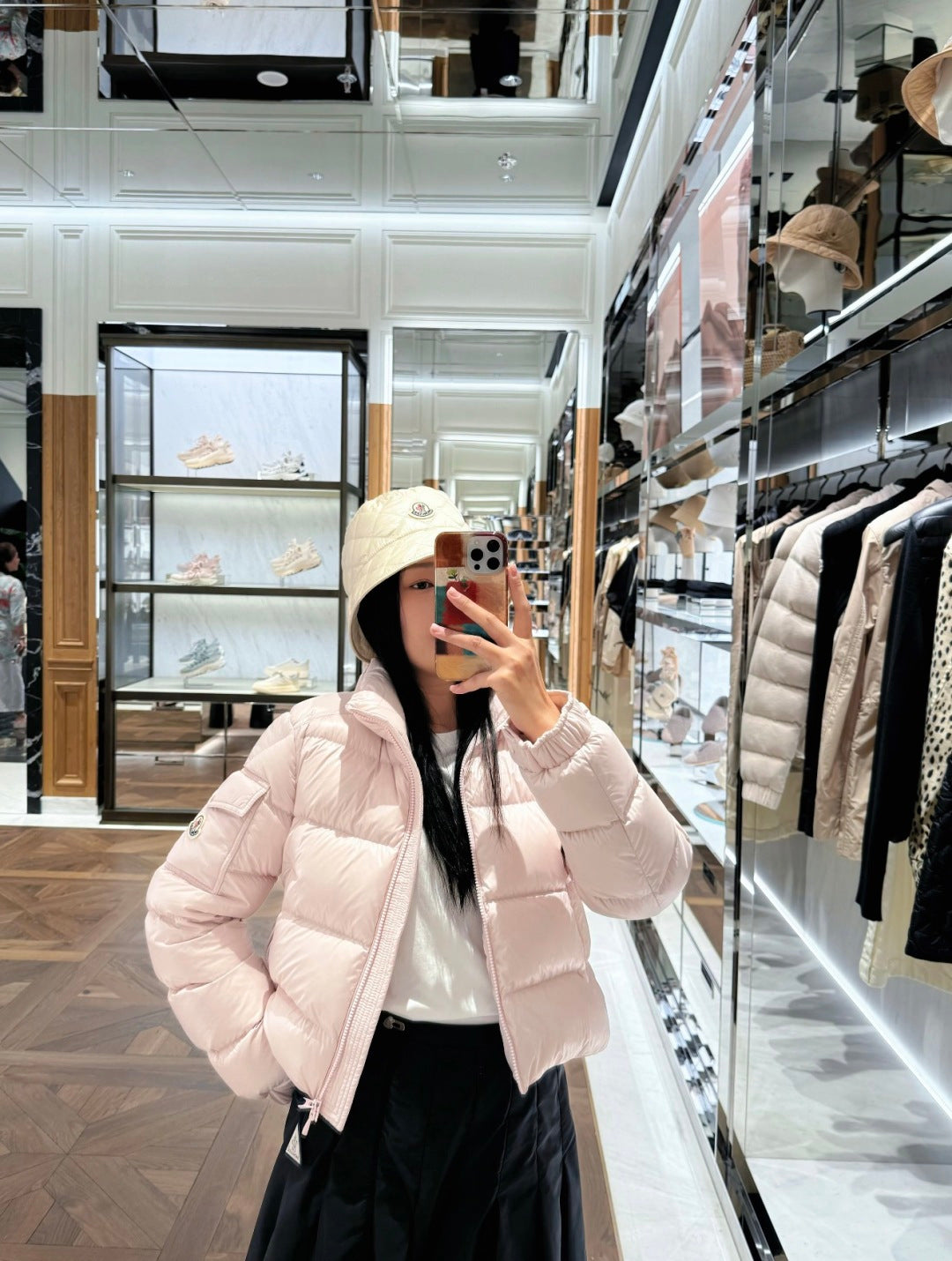 LUXURY QUILTED PUFFER DOWN JACKET