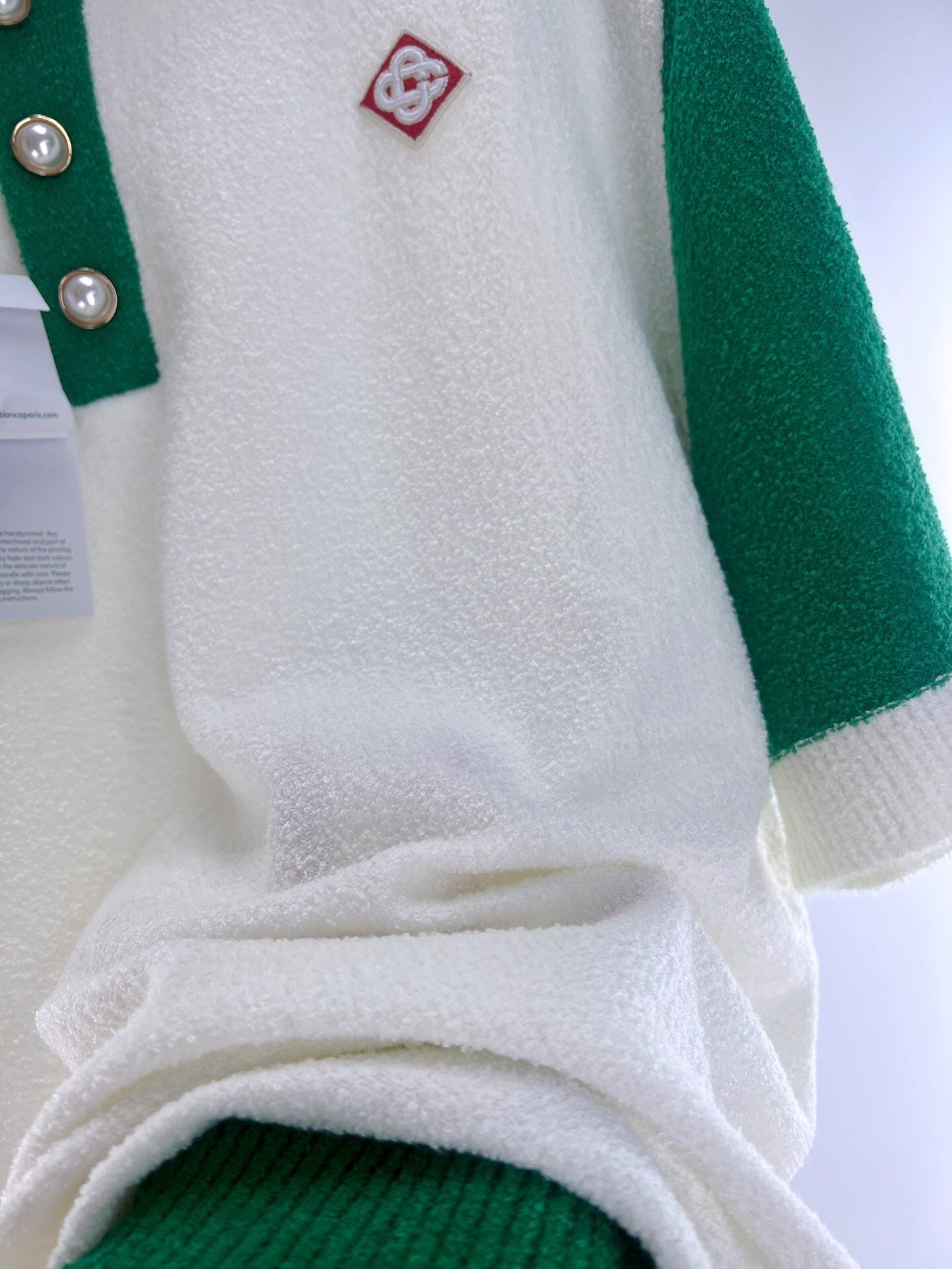 TERRY TEXTURE COLORBLOCK POLO