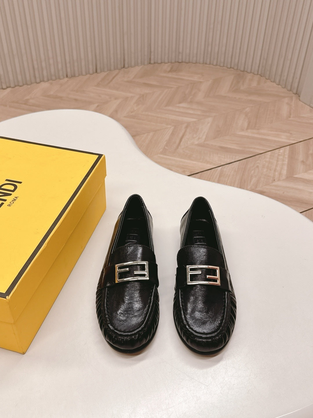 CLASSIC BUCKLE LOAFERS WITH ANIMAL PRINT OPTION