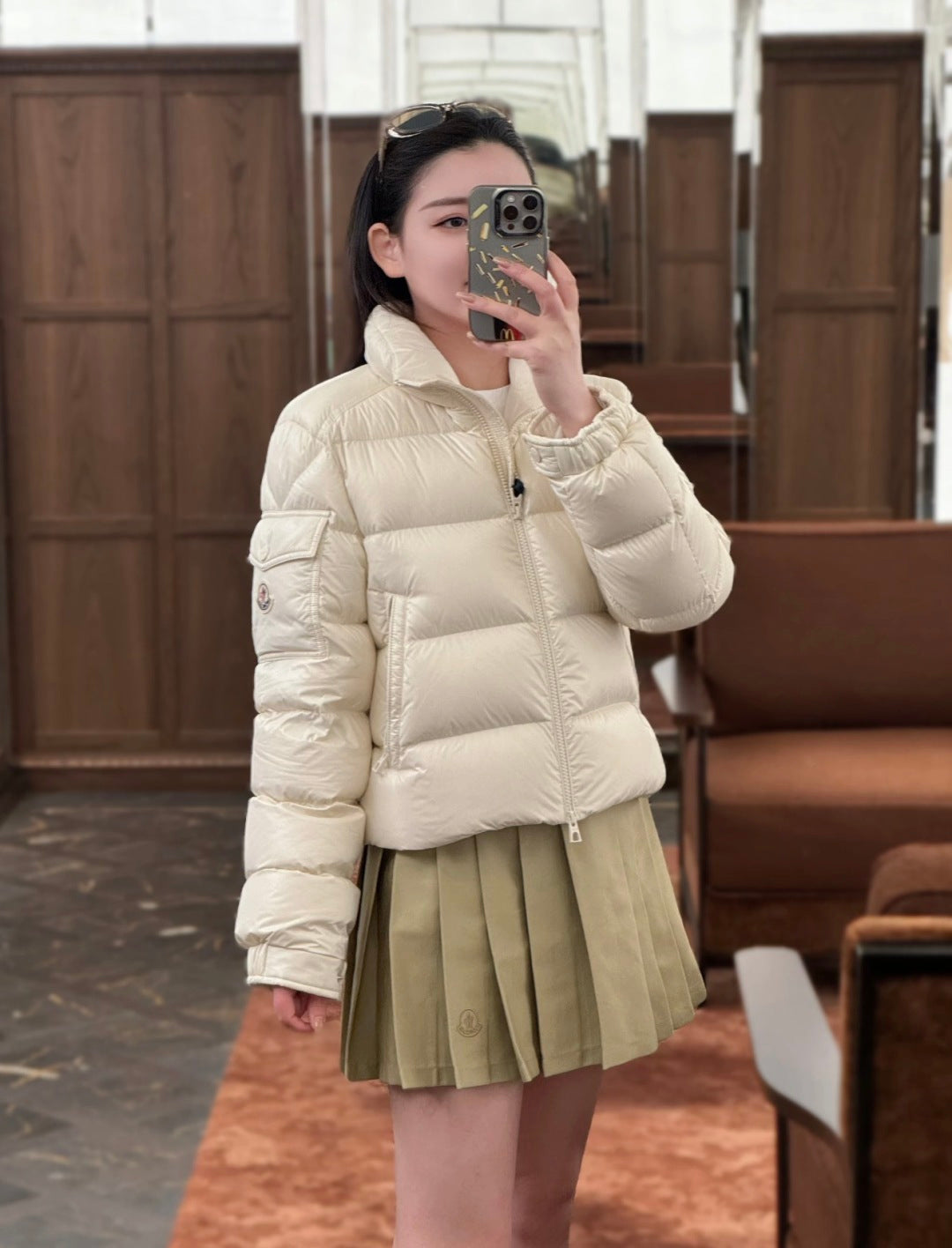 LUXURY QUILTED PUFFER DOWN JACKET