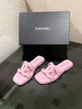 PINK MINIMALIST SLIDE SANDALS