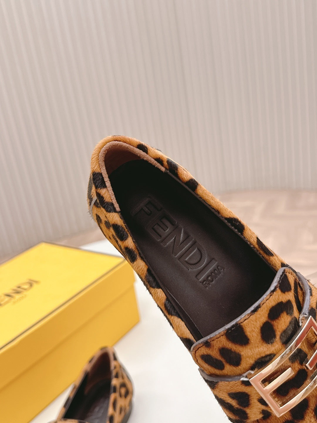 CLASSIC BUCKLE LOAFERS WITH ANIMAL PRINT OPTION