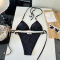 CLASSIC BLACK TRIANGLE BIKINI SET